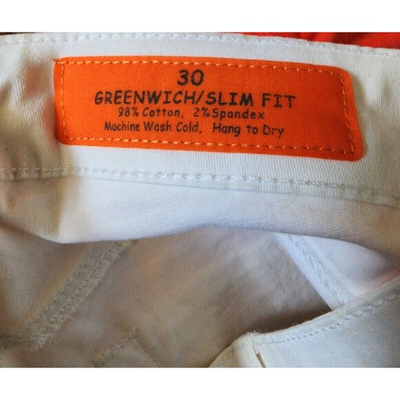Genes Shop White Mens Shorts NEW Size 30 Slim MSRP $88 - Picture 6 of 6